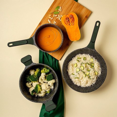 Rondel granitowy ze szklaną pokrywką indukcja IMPERIAL 18 cm 1.8L NAVA 10-302-051