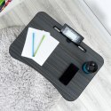 Stolik pod laptop tablet śniadaniowy składany do łóżka na łóżko VILDE 568017