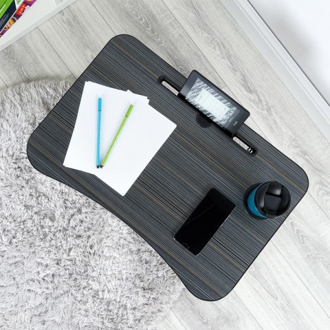 Stolik pod laptop tablet śniadaniowy składany do łóżka na łóżko VILDE 568017