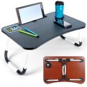 Stolik pod laptop tablet śniadaniowy składany do łóżka na łóżko VILDE 568017