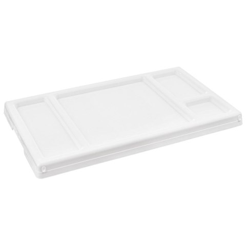 Stolik śniadaniowy do łóżka składany biały 50x30x21cm ORION 153832