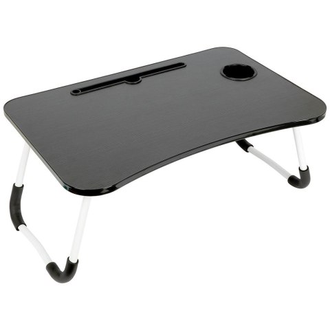 Stolik śniadaniowy do łóżka składany szary 59.5x39.5x26cm VILDE 569424