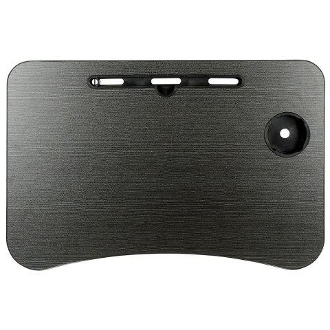 Stolik śniadaniowy do łóżka składany szary 59.5x39.5x26cm VILDE 569424