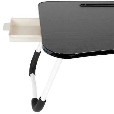 Stolik śniadaniowy do łóżka składany szary 59.5x39.5x26cm VILDE 569424