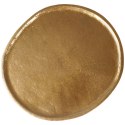Taca dekoracyjna aluminiowa złota owalna 30cm VILDE 139224