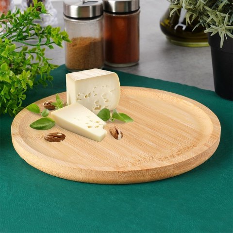 Taca do serwowania bambusowa okrągła 20cm VILDE 128011