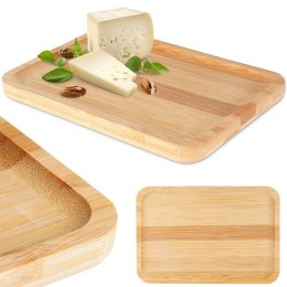 Taca do serwowania bambusowa prostokątna 21x14.5cm VILDE 128013