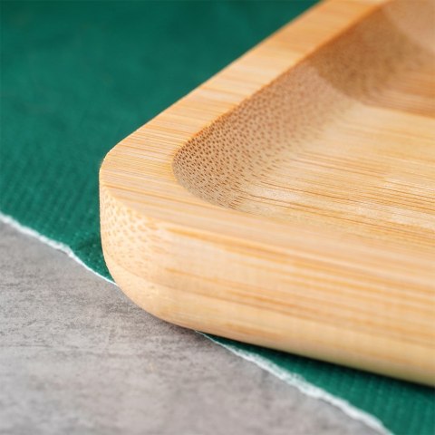 Taca do serwowania bambusowa prostokątna 21x14.5cm VILDE 128013