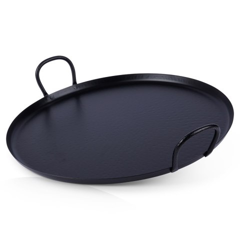 Taca do serwowania metalowa czarna z uchwytami 40.5cm EXCELLENT HOUSEWARE 139404