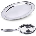Taca do serwowania metalowa owalna 34x21.5cm EXCELLENT HOUSEWARE 139388