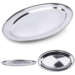 Taca do serwowania metalowa owalna 34x21.5cm EXCELLENT HOUSEWARE 139388