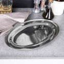 Taca do serwowania metalowa owalna 39x26cm EXCELLENT HOUSEWARE 139387