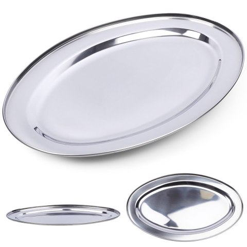 Taca do serwowania metalowa owalna 44x29cm EXCELLENT HOUSEWARE 139386