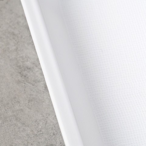 Taca do serwowania przekąsek potraw plastikowa biała 35.5x27cm ORION 153812