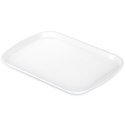 Taca do serwowania przekąsek potraw plastikowa biała 43.5x31.5cm ORION 153814