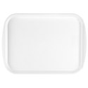 Taca do serwowania przekąsek potraw plastikowa biała 43.5x31.5cm ORION 153814