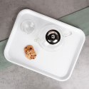 Taca do serwowania przekąsek potraw plastikowa biała 45.5x35.5cm ORION 153816