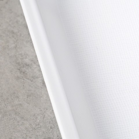 Taca do serwowania przekąsek potraw plastikowa biała 45.5x35.5cm ORION 153816