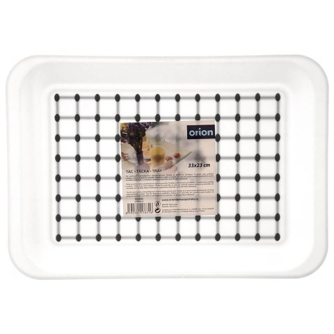 Taca do serwowania tacka biała 33x23cm ORION 153830