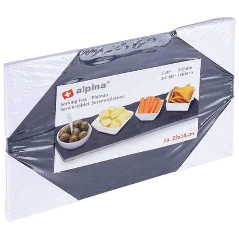 Taca do serwowania tacka kamienna prostokątna 22x14cm ALPINA 139332