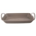 Taca do serwowania tacka szara z uchwytami 43.5x31.5x9cm ORION 153834