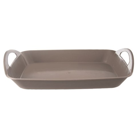 Taca do serwowania tacka szara z uchwytami 43.5x31.5x9cm ORION 153834