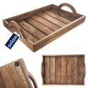 Taca drewniana do serwowania przekąsek MANGO 35.5x25.5cm ORION 153862
