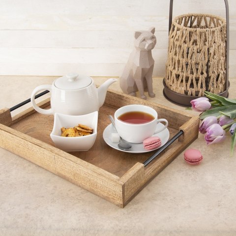 Taca drewniana do serwowania przekąsek MANGO 40.5x30.5x6cm ORION 153881