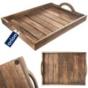 Taca drewniana do serwowania przekąsek MANGO 40.5x30.5cm ORION 153863