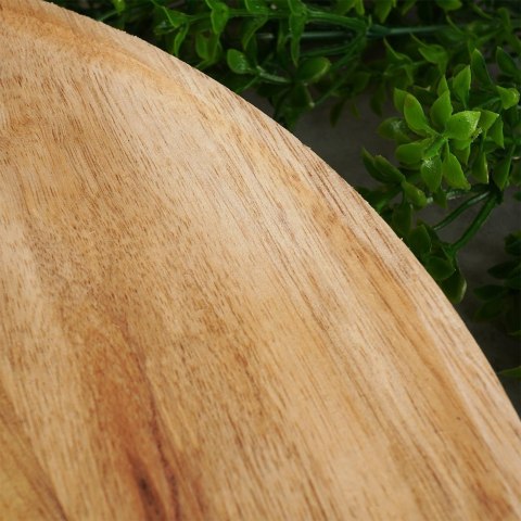 Taca drewniana do serwowania przekąsek na nóżkach 30.5cm VILDE 139621