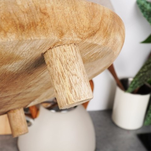 Taca drewniana do serwowania przekąsek na nóżkach 30.5cm VILDE 139621