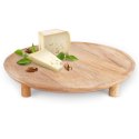 Taca drewniana do serwowania przekąsek na nóżkach 30.5cm VILDE 139621