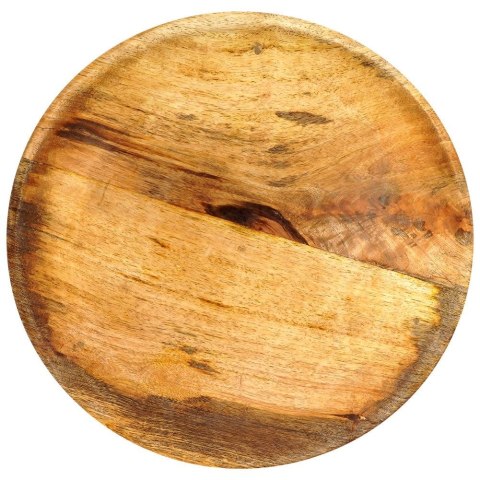 Taca drewniana do serwowania przekąsek na nóżkach stolik 37cm VILDE 139295