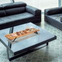 Taca drewniana do serwowania przekąsek na nóżkach stolik 67.5x19.5x7.5cm EXCELLENT HOUSEWARE 139204