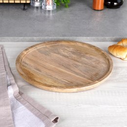 Taca drewniana do serwowania przekąsek okrągła 28cm VILDE 139390