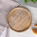 Taca drewniana do serwowania przekąsek okrągła 28cm VILDE 139390