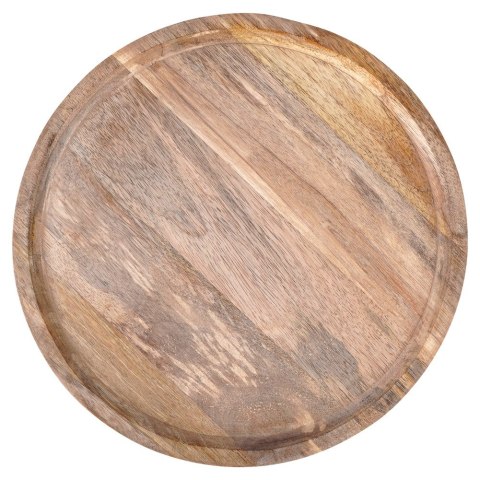 Taca drewniana do serwowania przekąsek okrągła 28cm VILDE 139390