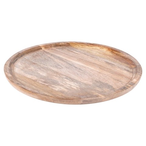 Taca drewniana do serwowania przekąsek okrągła 28cm VILDE 139390