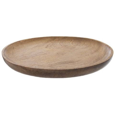 Taca drewniana do serwowania przekąsek okrągła MANGO 30cm ORION 153829