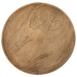 Taca drewniana do serwowania przekąsek okrągła MANGO 30cm ORION 153829
