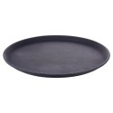 Taca kelnerska antypoślizgowa tacka do serwowania czarna 35cm VILDE 139623