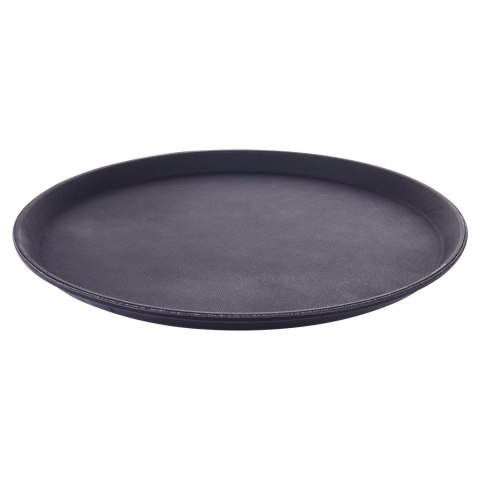 Taca kelnerska antypoślizgowa tacka do serwowania czarna 35cm VILDE 139623