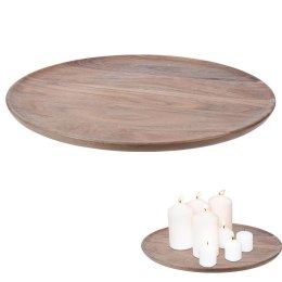 Taca tacka dekoracyjna drewniana okrągła duża 38cm VILDE 569245