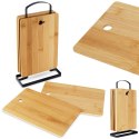Zestaw komplet desek deski do krojenia bambusowe ze stojakiem 6SZT 22x14cm EXCELLENT HOUSEWARE 259076
