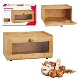 Chlebak drewniany z okienkiem 35,5× 4×18cm KLAUSBERG KB-7923