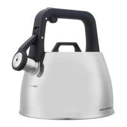 Czajnik stalowy na gaz 2.5L indukcja srebrny KLAUSBERG KB-7914