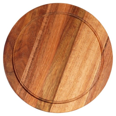 Deska do krojenia i serwowania drewniana 25cm EXCELLENT HOUSEWARE 259696