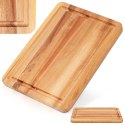 Deska do krojenia i serwowania drewniana 28x20cm EXCELLENT HOUSEWARE 259694