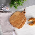 Deska do krojenia i serwowania drewniana 28x23cm HOME STYLING COLLECTION 259336