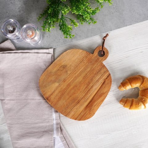 Deska do krojenia i serwowania drewniana 28x23cm HOME STYLING COLLECTION 259336